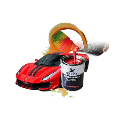 4-6 Hours Recoat Time Glossy Automotive Top Coat Paint 400-500 Sq. Ft. Coverage Less Than 50 G/L VOC Content