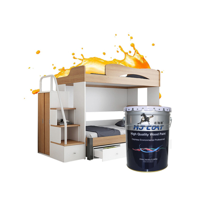 Waterproof PU Wood Paint Easy To Apply In 2-3 Coats Low Odor Drying Time 2-3 Hours