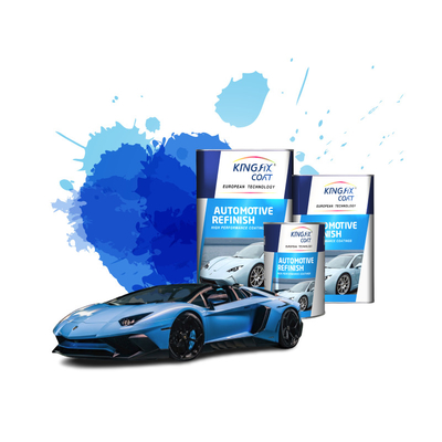 Metal Basecoat Auto Clear Coat Paint Glossy And Matte Finish Scratch UV Resistant 1-Color Application
