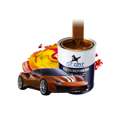 Gloss Automotive Top Coat Paint with Reduced VOC Content