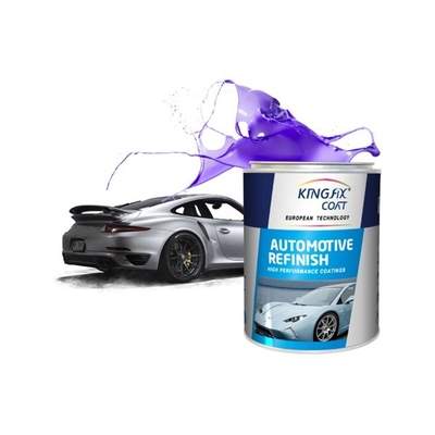 Metallic Black Matte Automotive Base Coat Paint High Saturation