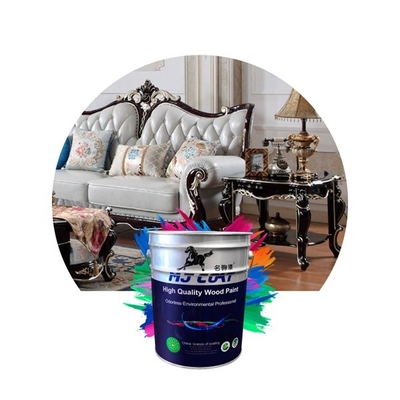 UV Resistant High Glossy Transparent PU Wood Paint With Good Adhesion
