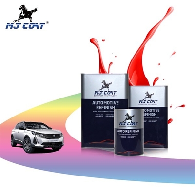 Multi Color 2K Black Car Paint Jet Black Auto Top Coat 1L*12 4L*4 4L*6