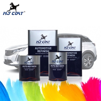 Multi Color 2K Black Car Paint Jet Black Auto Top Coat 1L*12 4L*4 4L*6