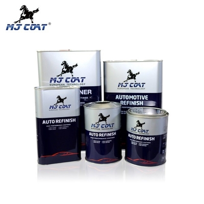 Multi Color 2K Black Car Paint Jet Black Auto Top Coat 1L*12 4L*4 4L*6