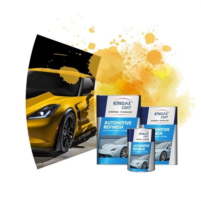 Solid Color Acrylic Polyurethane Auto Paint Hardener Chemical Resistance