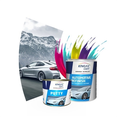 Solid Color Acrylic Polyurethane Auto Paint Hardener Chemical Resistance