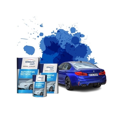Solid Color Base Coat Automotive Paint One Component Greenish Blue Car Paint