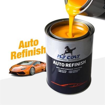 1K Solid Color Auto Refinish Paint High Adhesion Car Refinish Paint