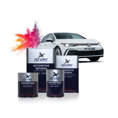 Acrylic Polyurethane Car Paint Refinish Matt Black Automotive Pearl Paint