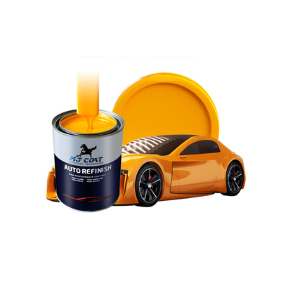 High Gloss Automotive Top Coat Paint Satin Car Paint Peach Auto Painting