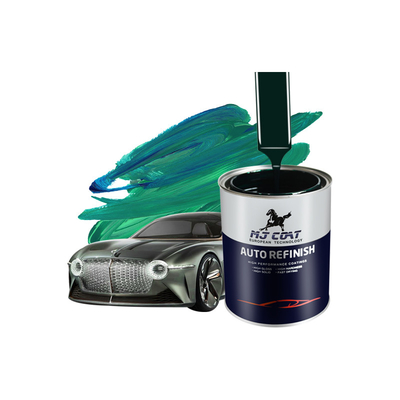 CE Flat Gray Turquoise Car Paint Gallon Automotive Base Coat High Adhesion