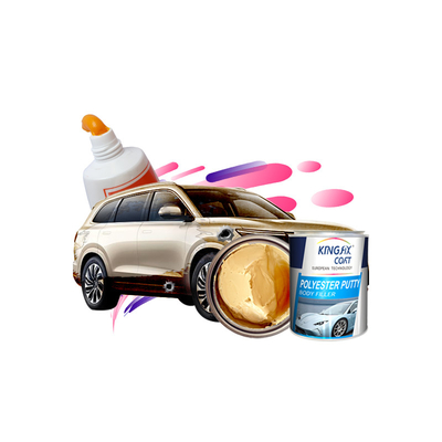 Scratch And Sand Non Shrinkable Car Body Filler Lightweight Polyester