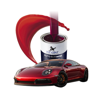 Long Lasting Automotive Base Coat Paint Oil Based Cherry Blue Satin Black