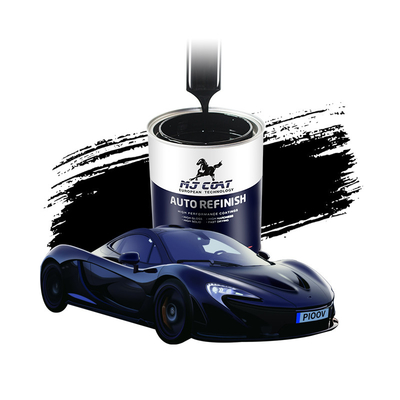 Black Automotive Base Coat Paint Resistant To Graffiti Create Non Slip Surface