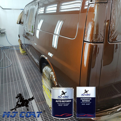 Refinishing Auto Clear Car Paint Matte Finish With Thinner Cleanup