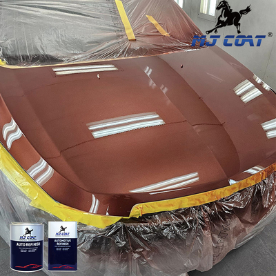 High Gloss Automotive Paint 2k High Adhesion To Various Materials