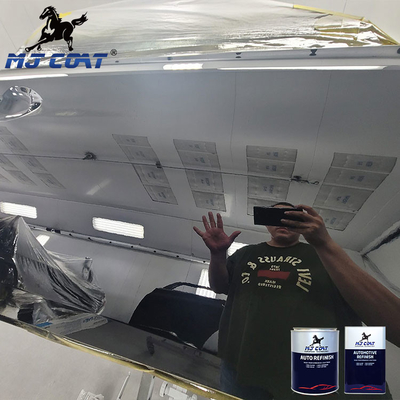 Container Size 1L 4L Fast Dry Automotive Base Coat Paint With Glossy Finish