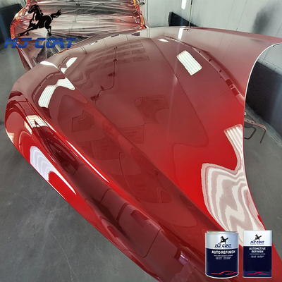 Shiny Automotive Base Coat Paint Dry Time 8 Hours UV Resistance