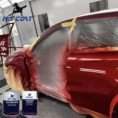 Long Lasting Water Based Automotive Paint Top Coat With Superior Protection 2-3 Coats