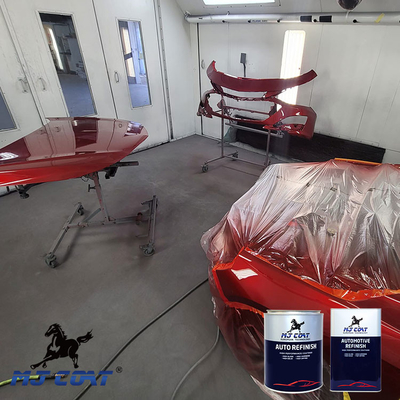 Water Based White Automotive Top Coat Paint 40% Solids Content
