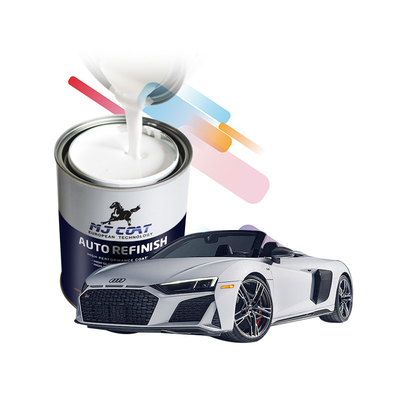Water Based White Automotive Top Coat Paint 40% Solids Content