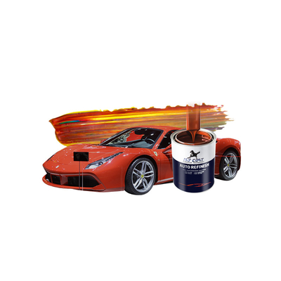 Low Voc Glossy Finish Automotive Base Coat Paint UV Resistance