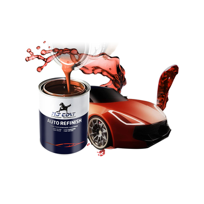 4-6 Hours Recoat Time White Automotive Top Coat Paint for Car Refinishing Needs