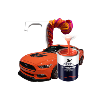 Less Than 50 G/L VOC Content Automotive Top Coat Paint For 4-6 Hours Recoat Time And Degreaser