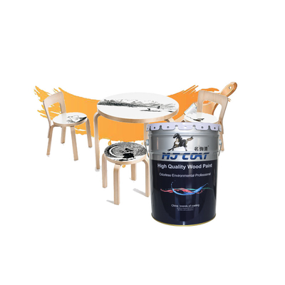 Smooth Matte Finish PU Wood Paint High Adhesion Chemical Resistance Easy Application