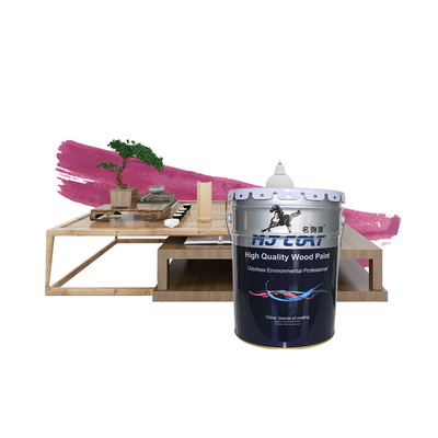 Matte Wood Color PU Wood Paint Waterproof Coat Low Odor Easy To Apply 2-3 Coats