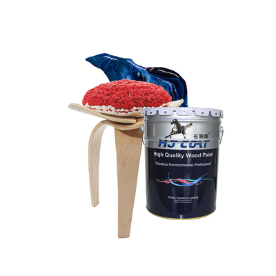 Single Coat Wood Paint /NC Wood Finish Sheen Soap And Water Cleanup For Indoor Wood Finishing