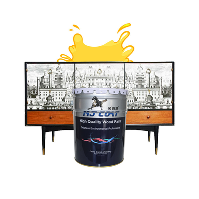 Matte Finish PU Wood Paint With Low VOC Content 2-3 Coats Coverage Low Odor