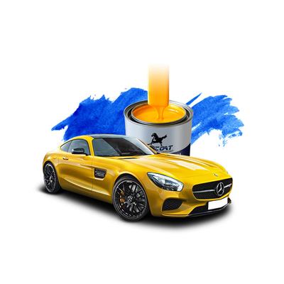 Acrylic Polyurethane Automotive Base Coat Paint With Low VOC Glossy Finish