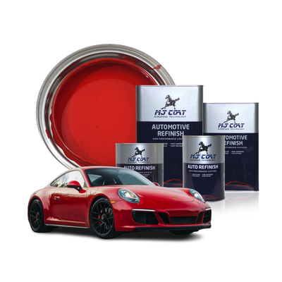 Glossy White Automotive Top Coat Paint Water Based Formulation Covers 400-500 Sq. Ft. Per Gallon