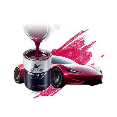 Water Based White Glossy Automotive Top Coat Paint with Low VOC Fast Drying Time